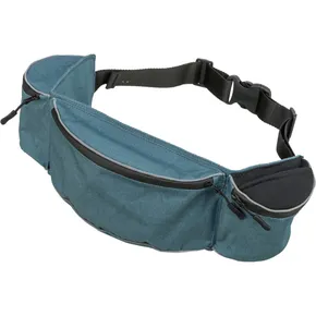 BAGGY Belt 3v1, maxi ledvinka, 44x33x18 cm/opasok 62-125 cm, petrolejová